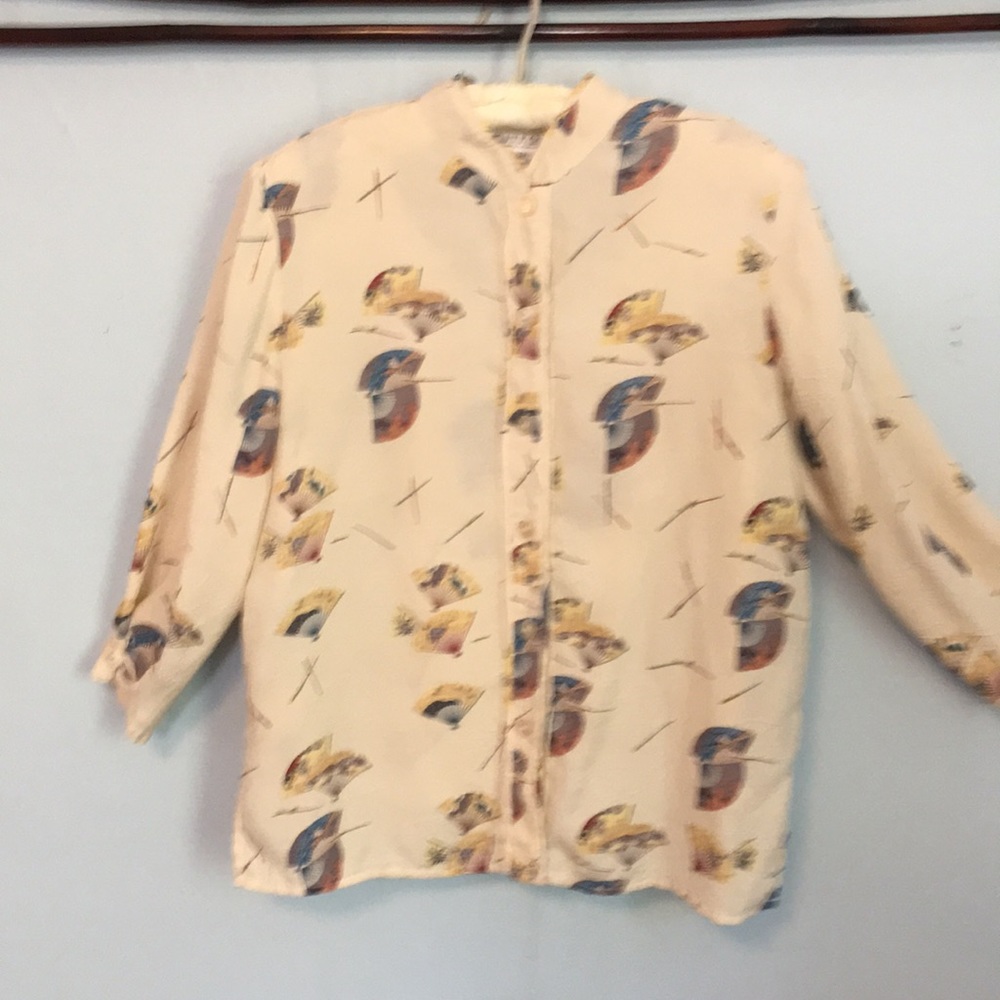 Two piece silk top from Citron